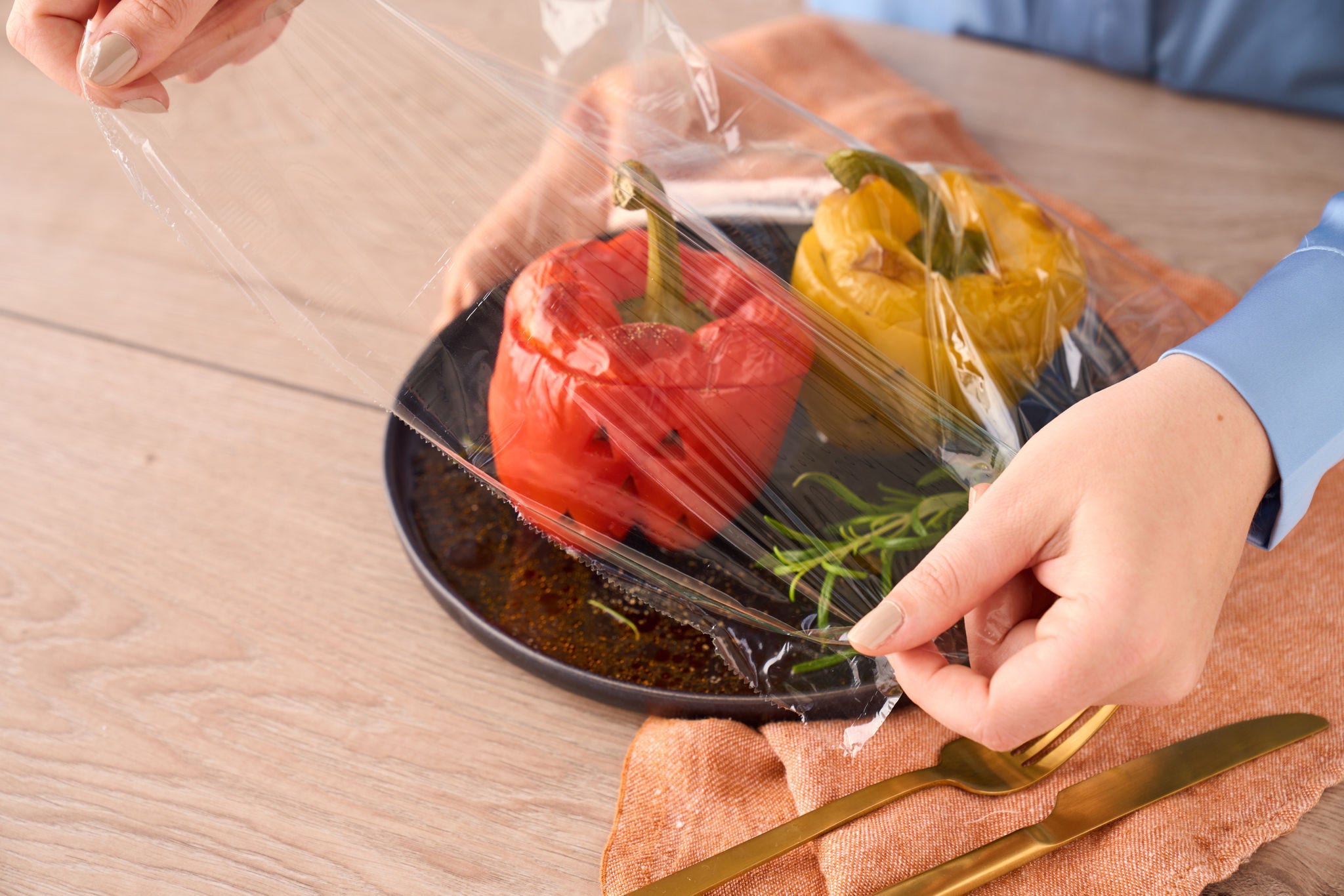 Halloween Peppers: Fylte skumle paprika med kjøttdeig