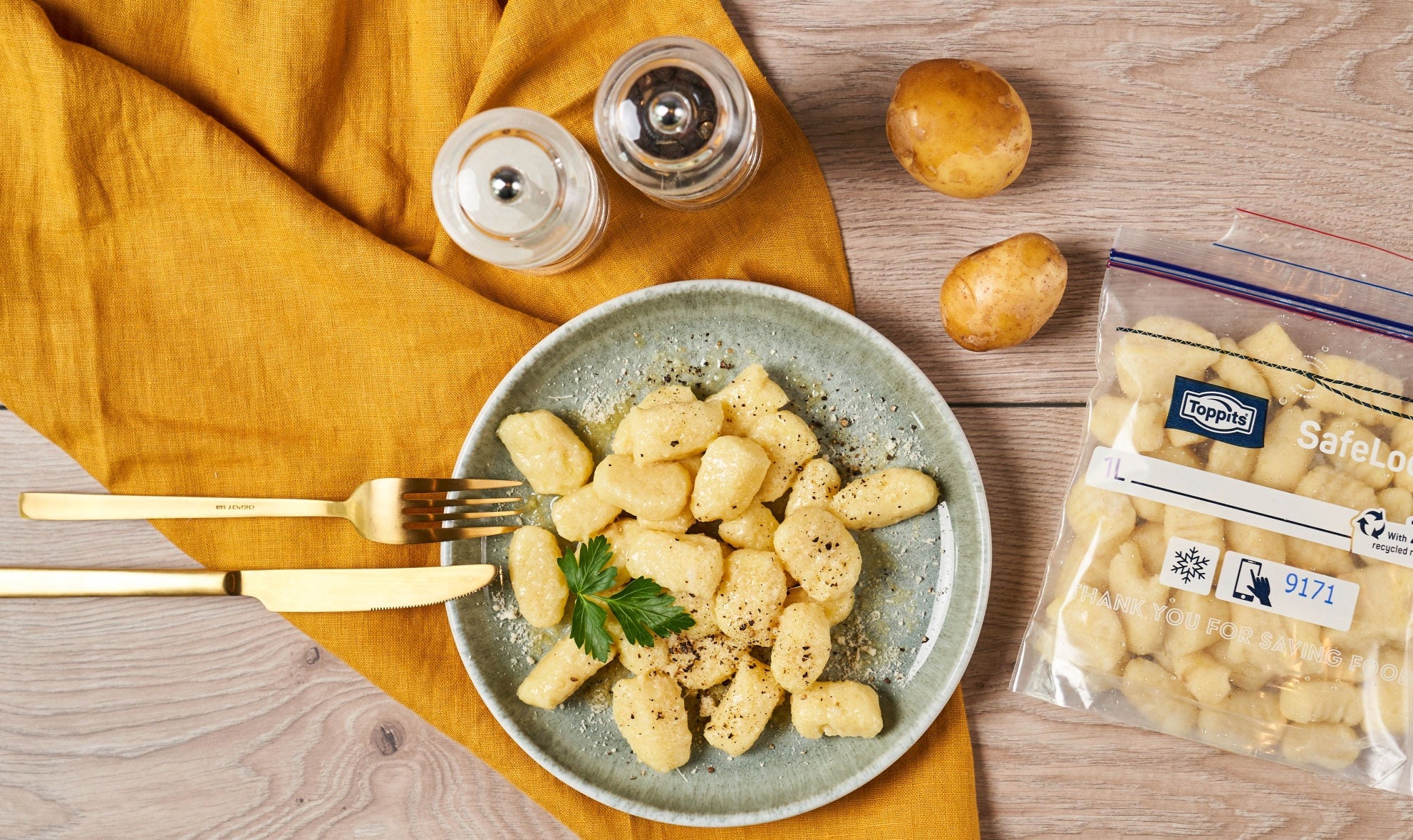 Italiensk klassiker: gnocchi laget av potetrester