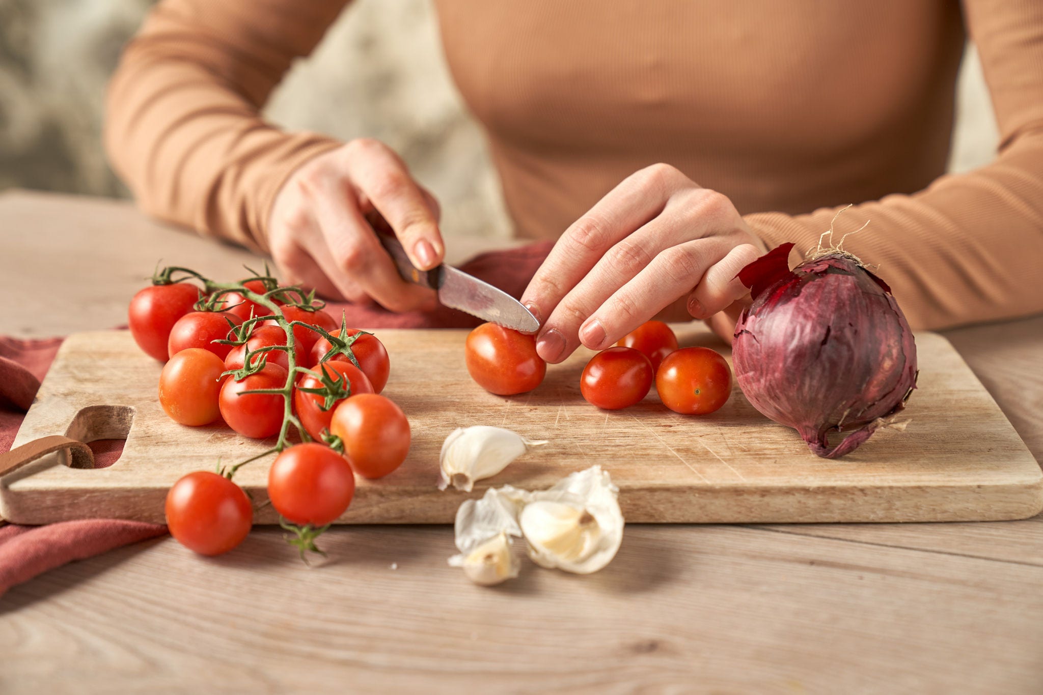 Lag din egen ketchup av ferske tomater
