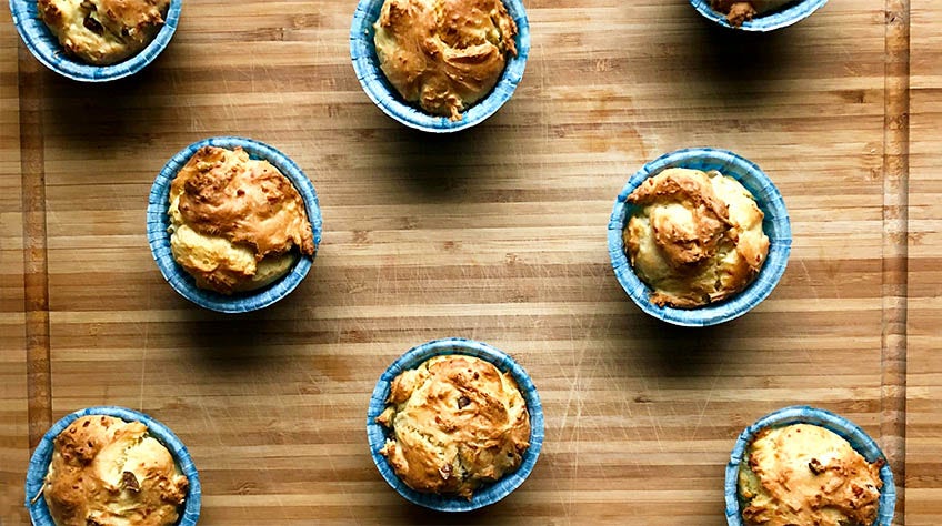 Velsmakende muffins med saueost – middelhavsnytelse for enhver anledning