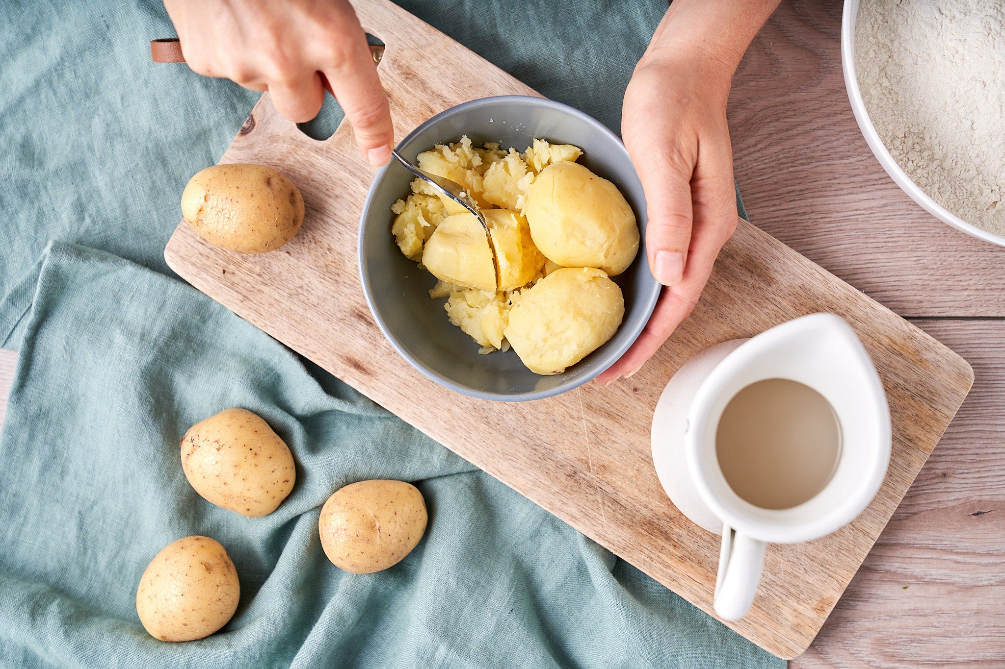 Slik baker du saftig potetbrød: Bruk kokte poteter
