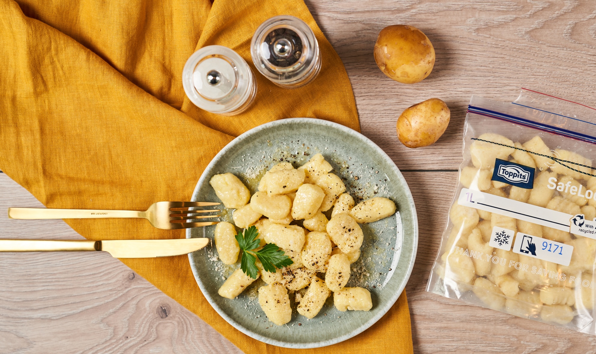Italiensk klassiker: gnocchi laget av potetrester