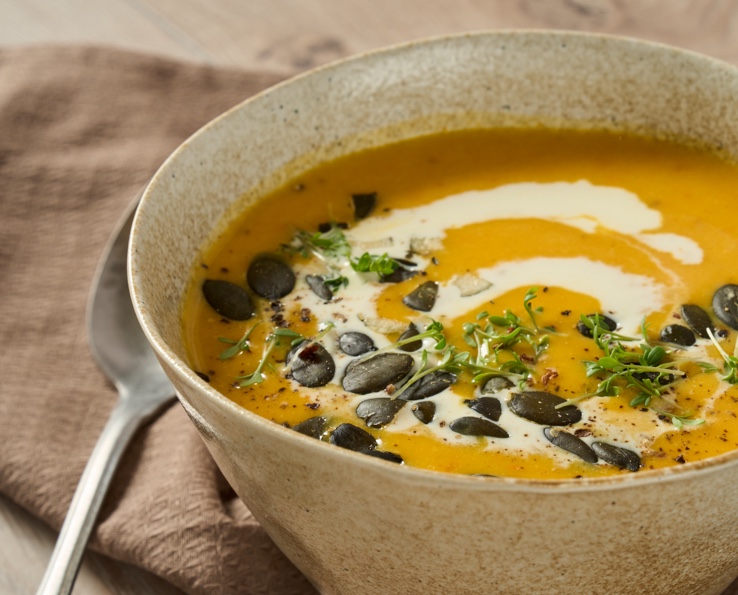 Klassisk gresskarsuppe med Hokkaido – enkel og kremet