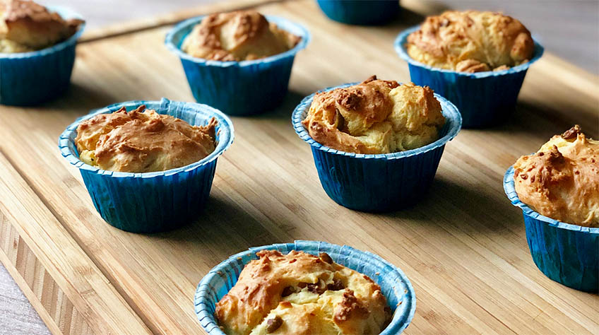 Velsmakende muffins med saueost – middelhavsnytelse for enhver anledning