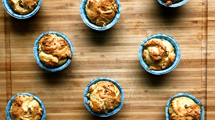Velsmakende muffins med saueost – middelhavsnytelse for enhver anledning
