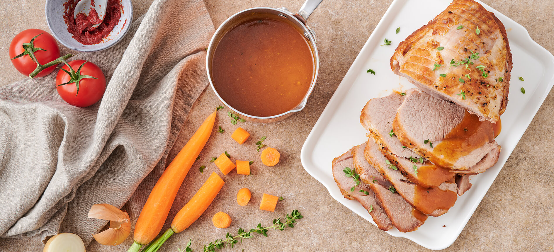 Rullet stek i et stekerør: Saftig og lett å tilberede