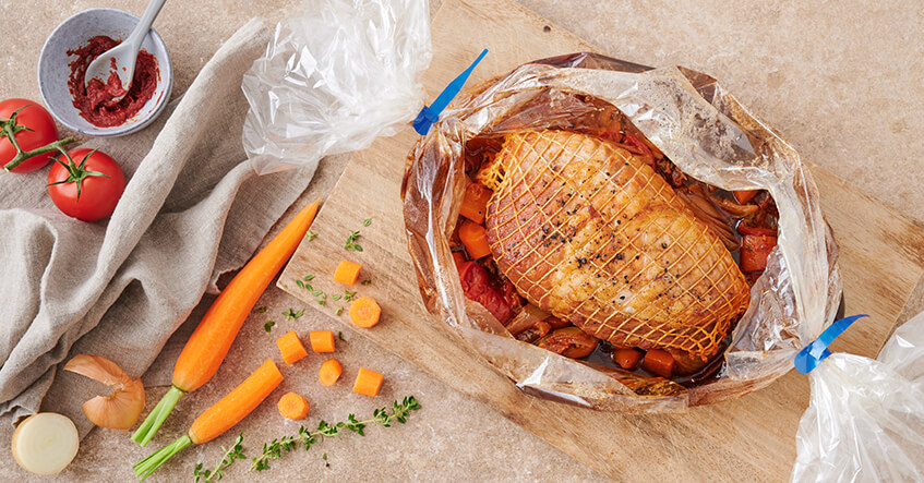 Rullet stek i et stekerør: Saftig og lett å tilberede